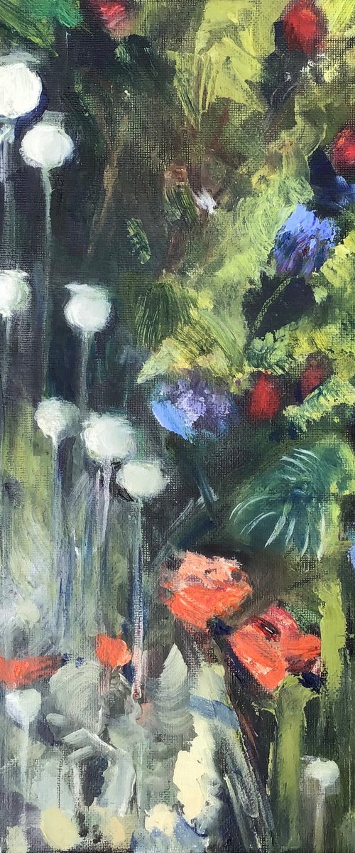 Poppies & cornflowers by Sandra Haney