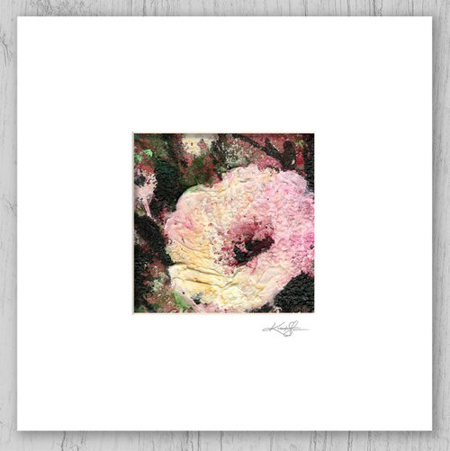 Floral Delight 31 - Textured Floral Abstract Painting by Kathy Morton Stanion by Kathy Morton Stanion