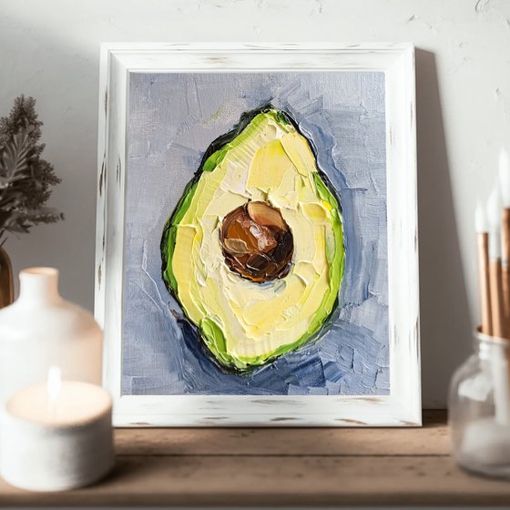 Textured Avocado Oil Painting