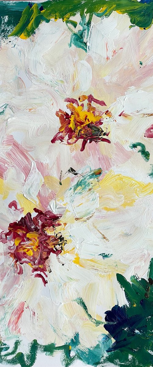 Spring Peonies by Maiia Axton