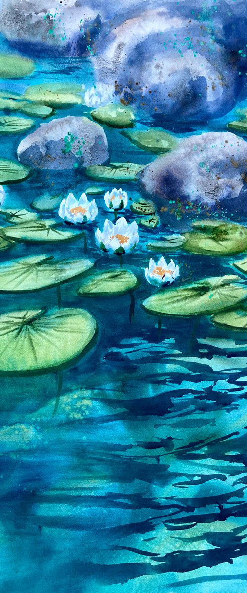 Water Lilies by Valeria Golovenkina
