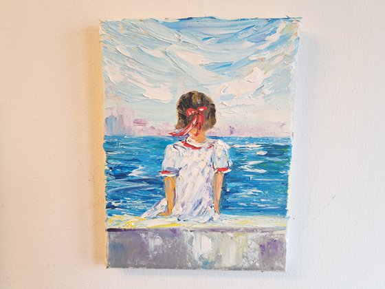 Girl and sea