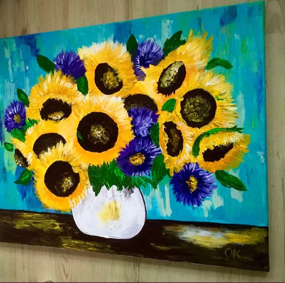 BOUQUET OF sunflowers
