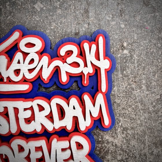 Amsterdam Forever (laser-cut)