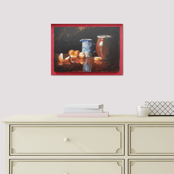 Still life with Oranges