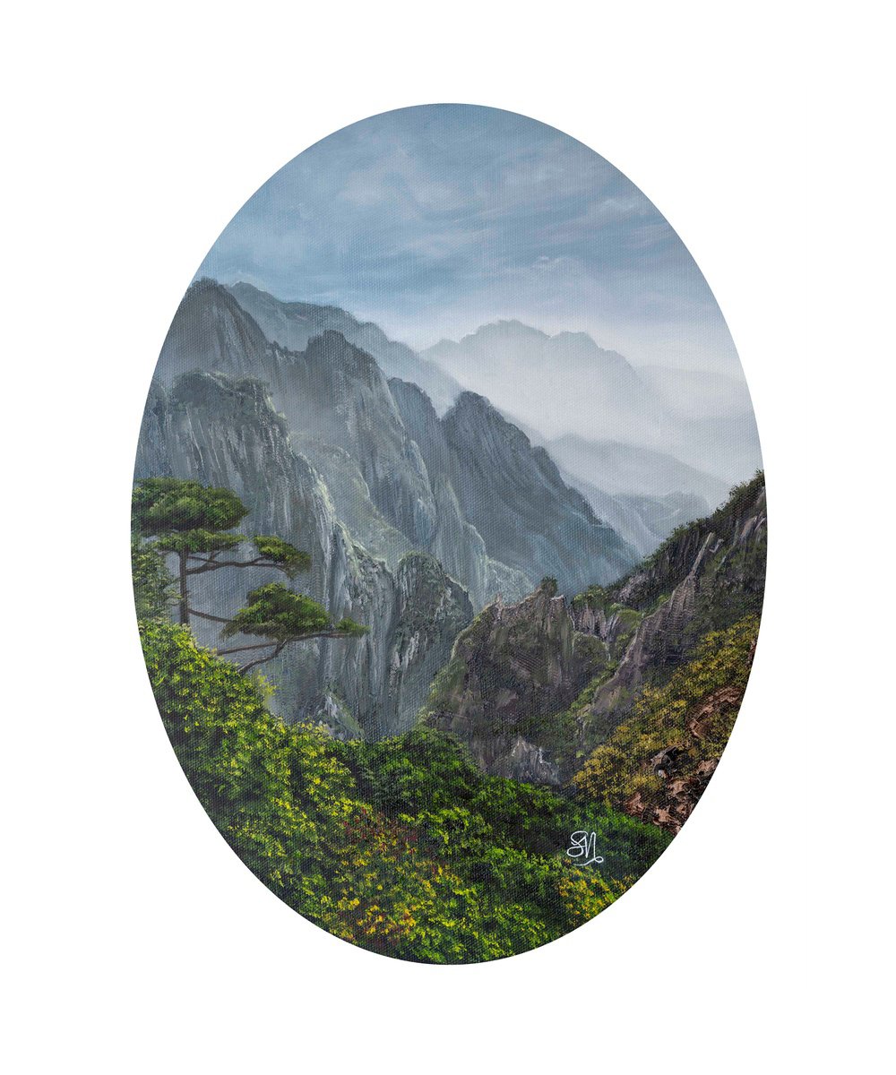 Huangshan By Simona Nedeva, 12 X 16, Artwork For Sale On Artfinder