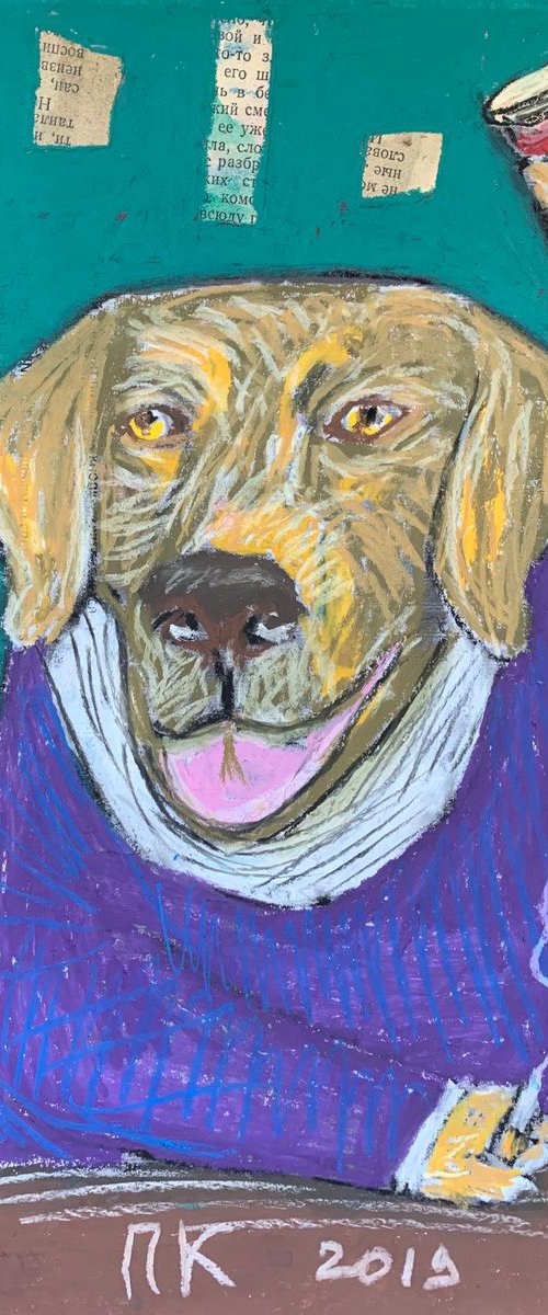 Drinking dog #35 by Pavel Kuragin