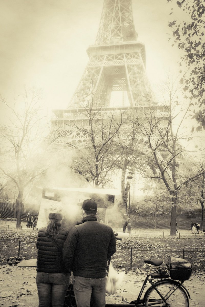 Crepes by the  Eiffel Tower by Louise O’Gorman