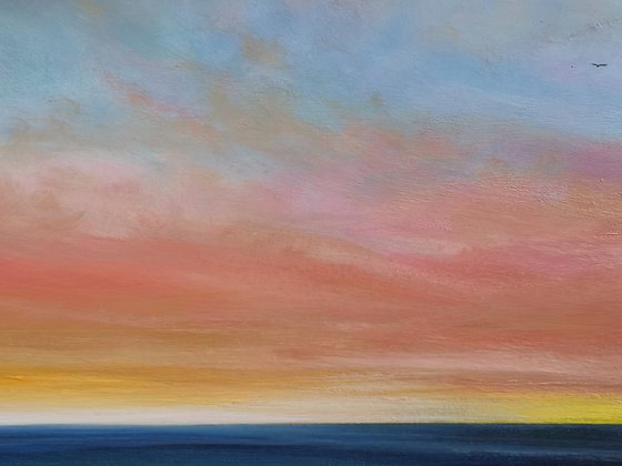 Fresh Dawn - Cornish Seascape, Art, Skyscape