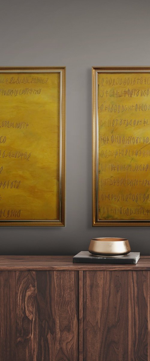 Golden Tablets by MADALINA GAVRILA