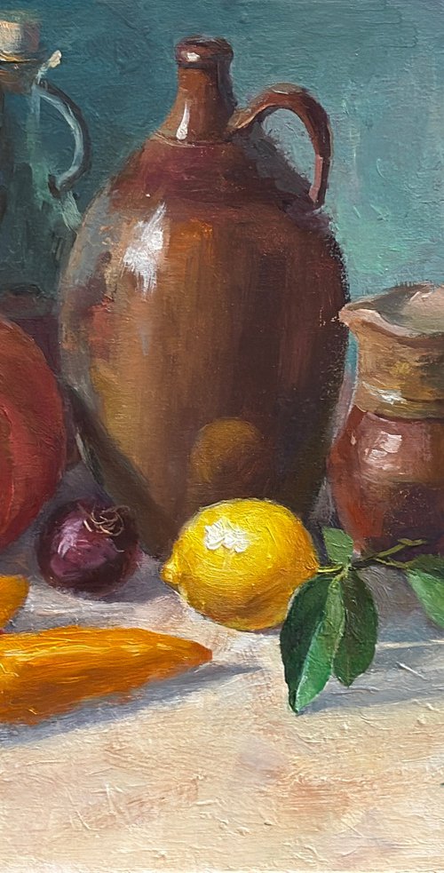 Kitchen Still Life #5 by Ling Strube