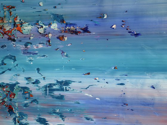90x70cm | 35.5x27.5″ Abstract Landscape Painting Original Canvas Art