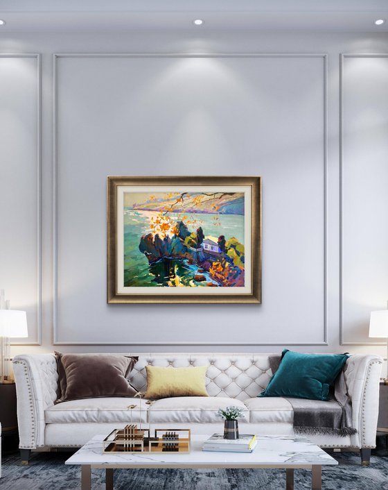 The sun is bright today