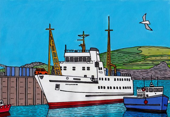 "Scillonian at St Mary's Quay"