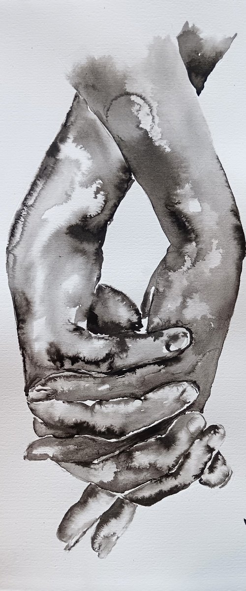 Hands in love IV by Mateja Marinko