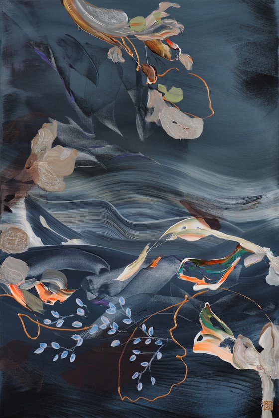 Dreaming in Cerulean Diptych