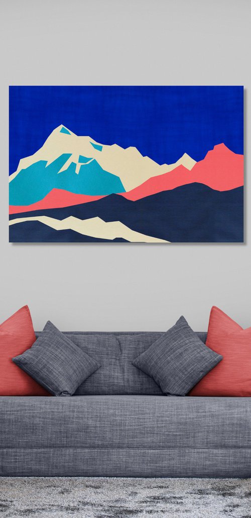 Abstract Mountains #03 by Marina Krylova