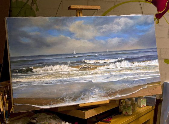 North Sea 2011/2018 (Original Oil Painting)