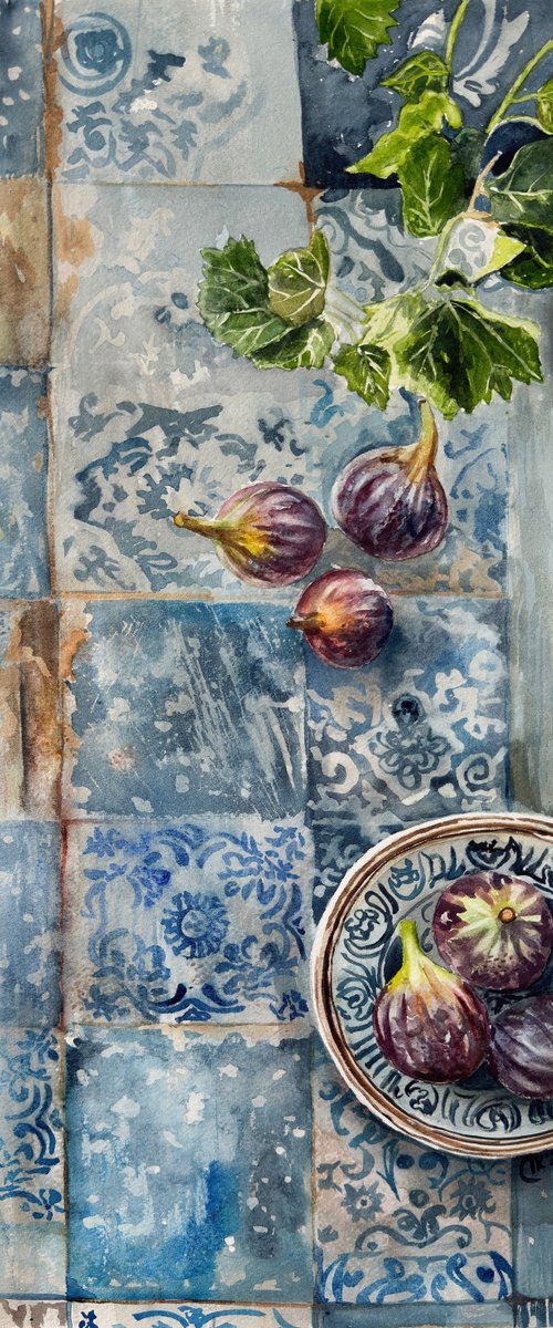 Portuguese Harvest - Figs by Irina Kurganskaya