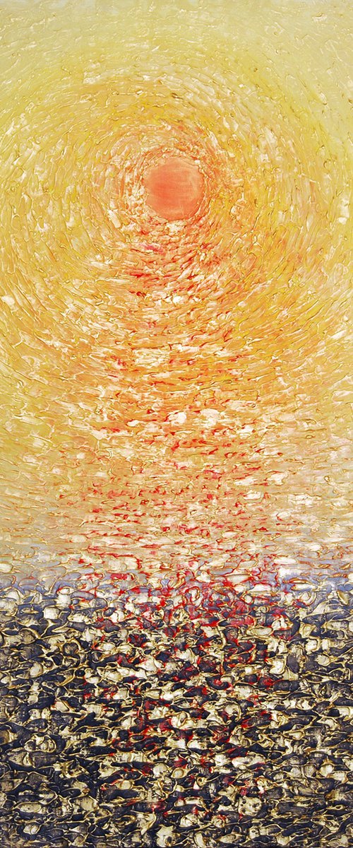 GREEDY SUN by VANADA ABSTRACT ART