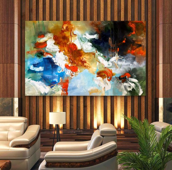 Turbulent frivolity of orange