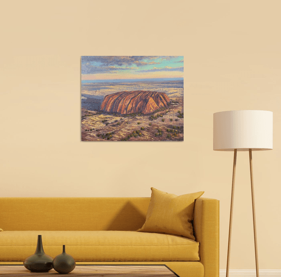 Sunset on Uluru