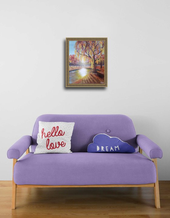 Autumn's Radiant Veil