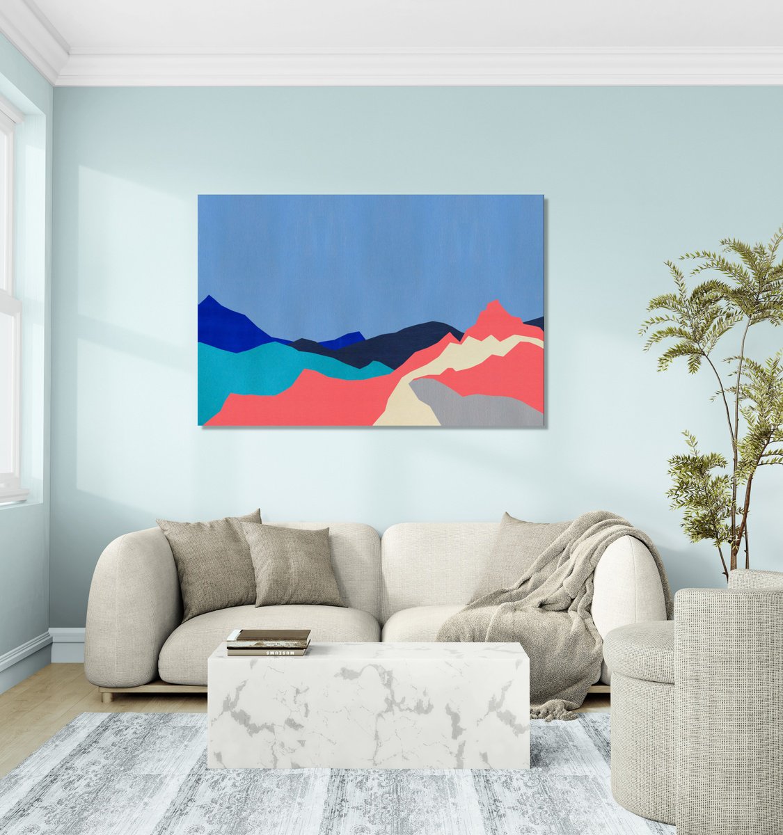  Mountain Breaths #51 By Marina Krylova, 53 X 35, Artwork For Sale On Artfinder