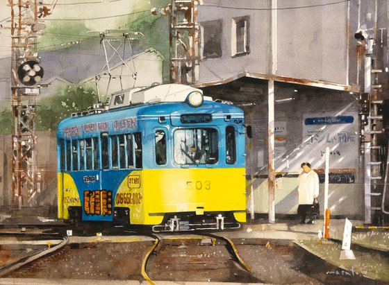 Tram at the Station