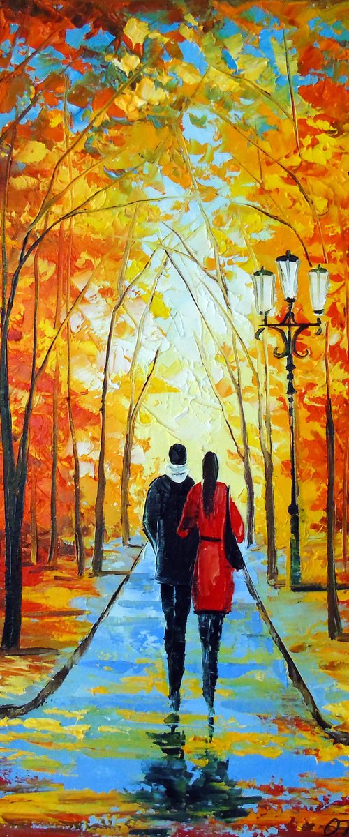 Autumn walk in the park by Olha Darchuk