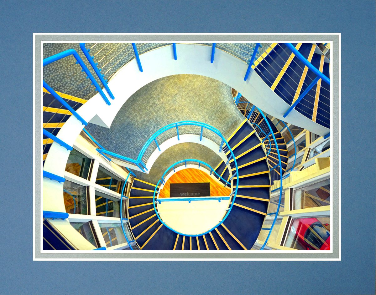 London Hotel Staircase by Robin Clarke