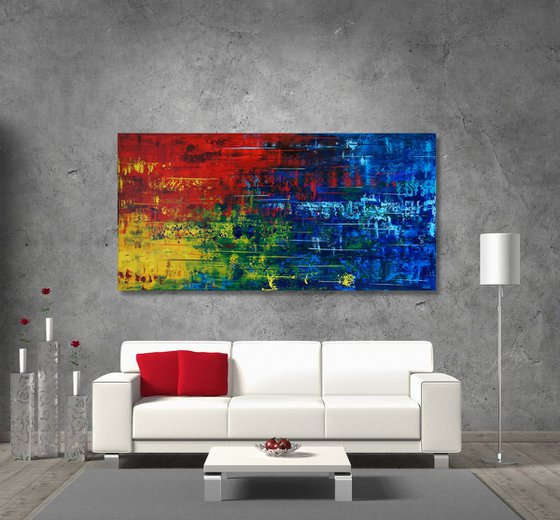 Color Rush IV (140 x 70 cm) (56x28 inches) XXL