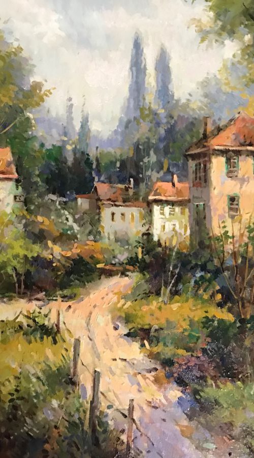 Cozy Village by W. Eddie