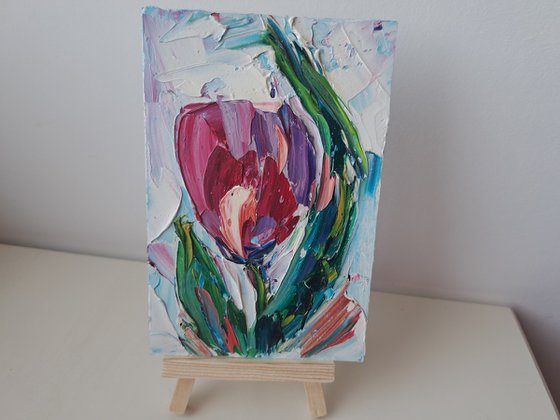 Tulip mini-painting