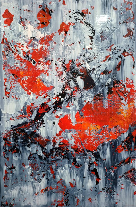 150x100cm. / extra large painting / Abstract 22102