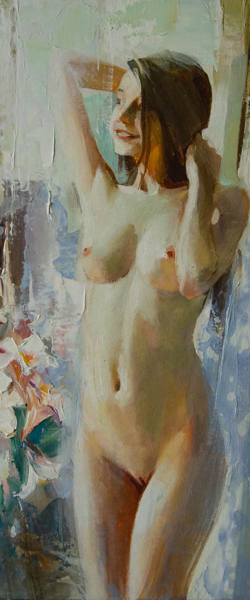 "Camilla's birthday "  30x40 cm unframed by Valentin