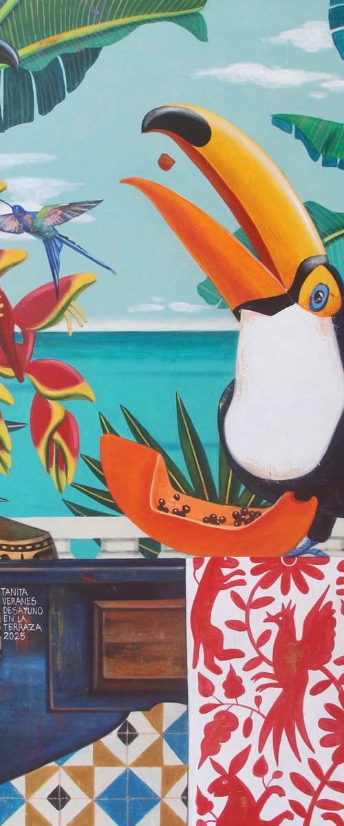 Breakfast on the terrace by Tanita Veranes