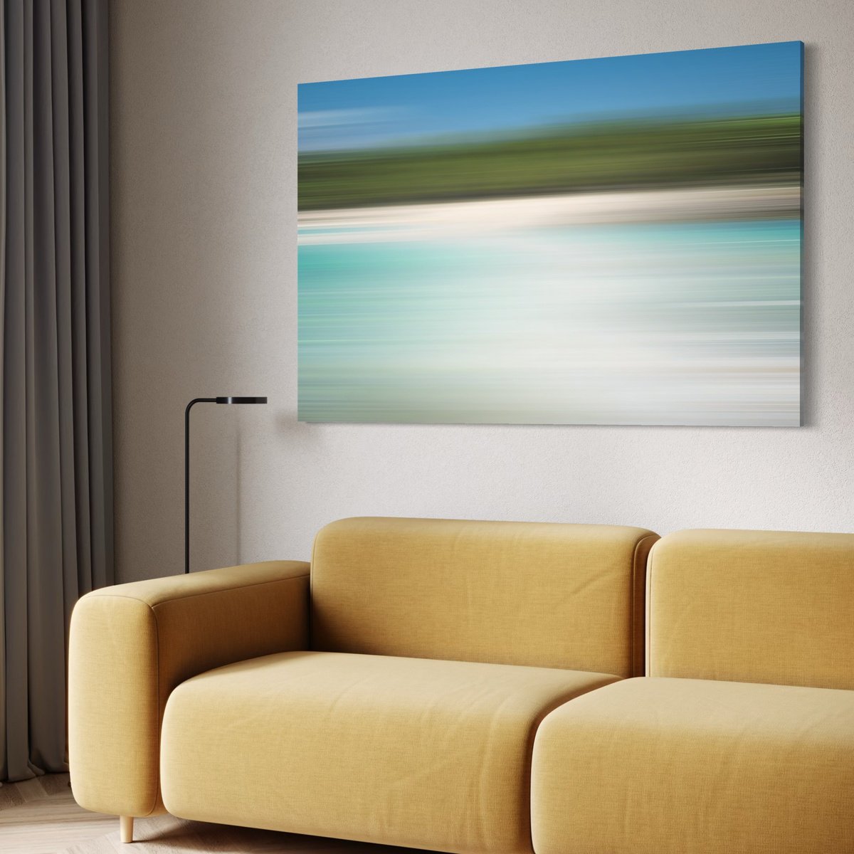 Abstract Landscape Photograph By Fabio Accorri?, 62 X 42, Paradise Beach, Original Artwork