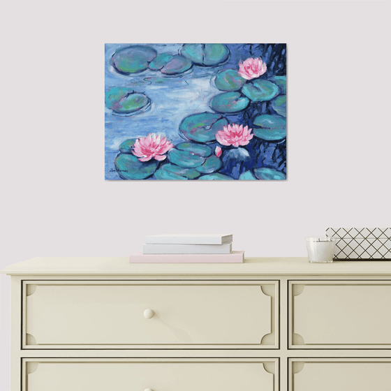 Pink Waterlilies