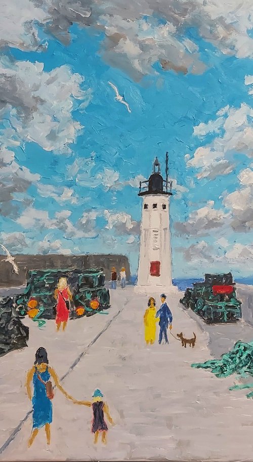 Walk up the pier by Colin Ross Jack