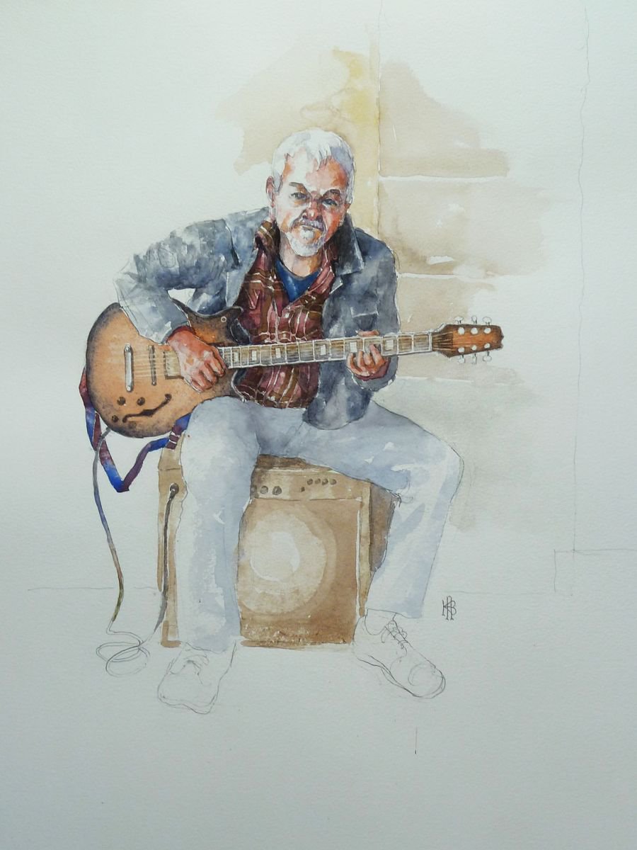 Aussie Blues Man by Kevin Butters
