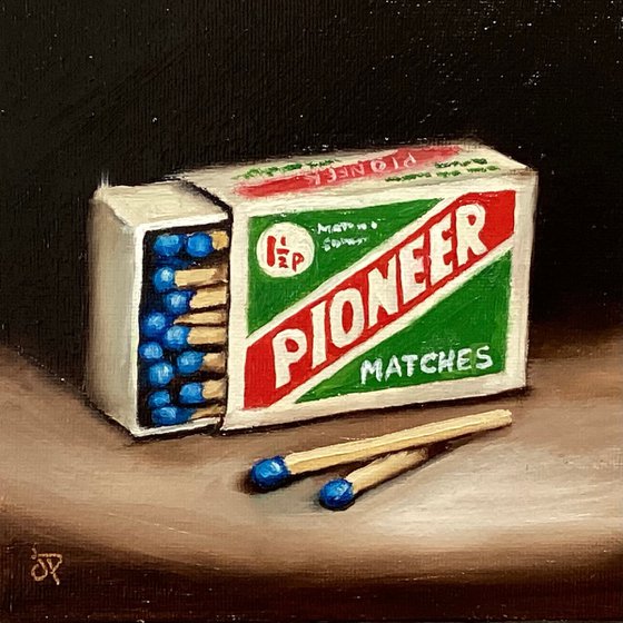 Vintage pioneer matches