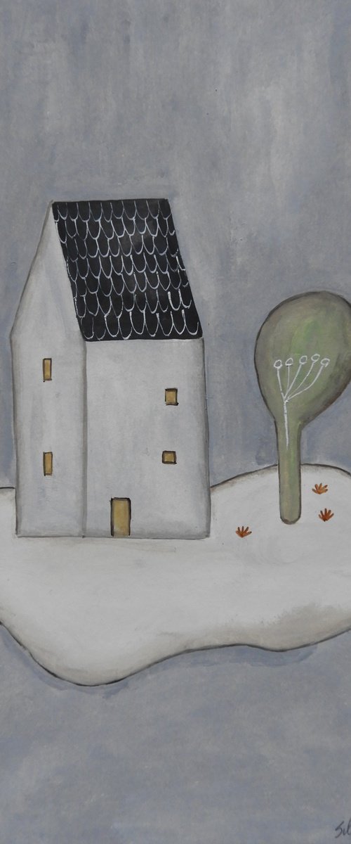 The house in the night by Silvia Beneforti
