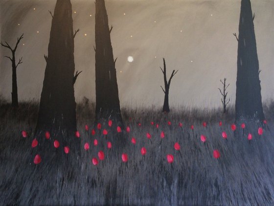 “Forest’s Long Legs” 102x77x2cm