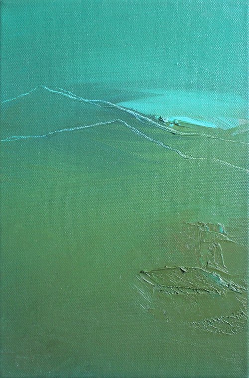 Scartched landscape II by Emma Pesti