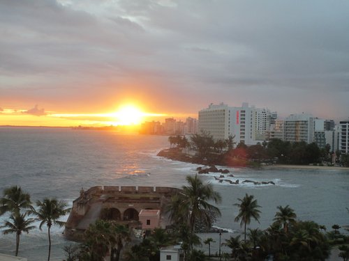 San Geronimo and Condado, Old San Juan, Puerto Rico, at Sunrise by Galina Victoria