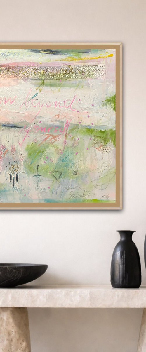 Grow beyond yourself No.2 framed by Bea Schubert