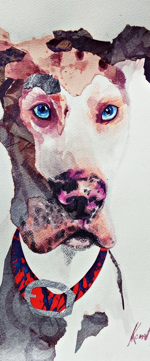 Great Dane Dog by Nevena Kostić