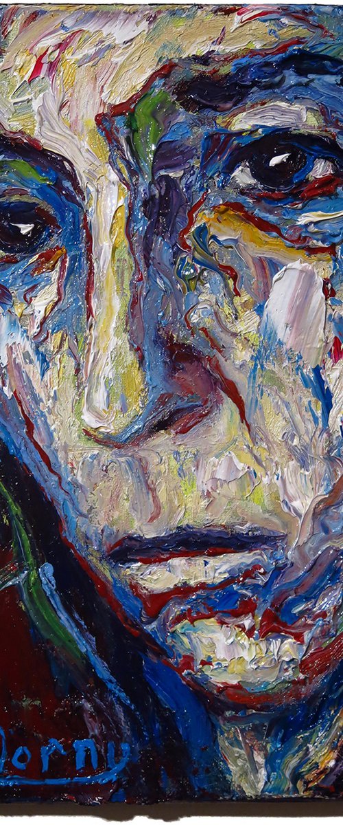 Original Oil Painting Portrait by David Padworny