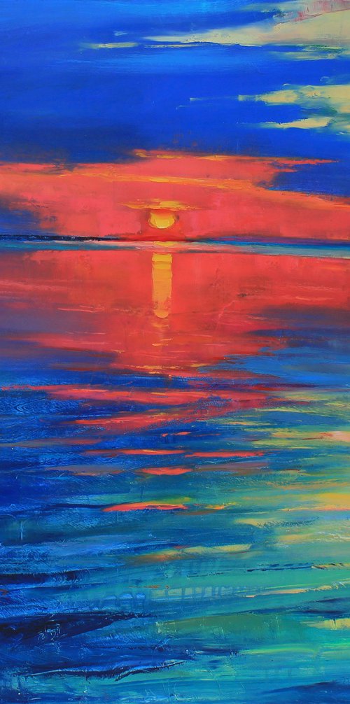 "Bright sunset" by Alisa Onipchenko-Cherniakovska